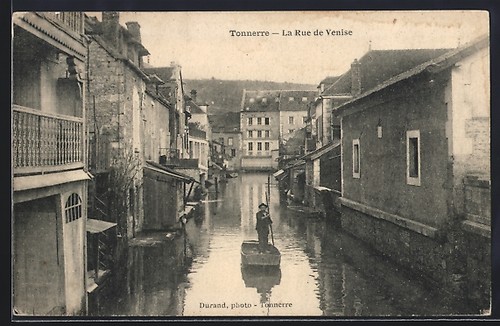 Cpa tonnerre rue - cpa, venise
