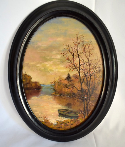 Joli tableau ancien signe gil - joli,