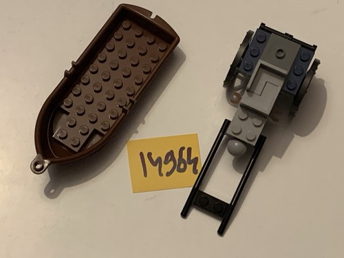 Barque marron lego avec pieces - avec,
