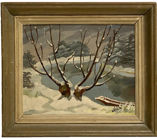 Tableau ancien hst paysage - ancien,