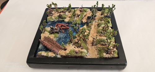 Diorama scène chasse - scène, ho
