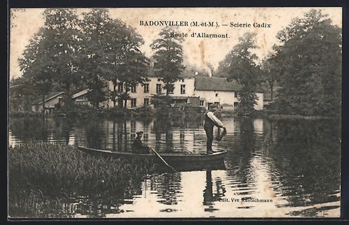 Cpa badonviller scierie - cpa,