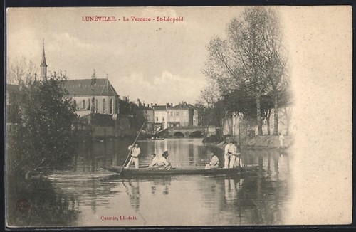 Cpa lunéville vezouze - vezouze, et