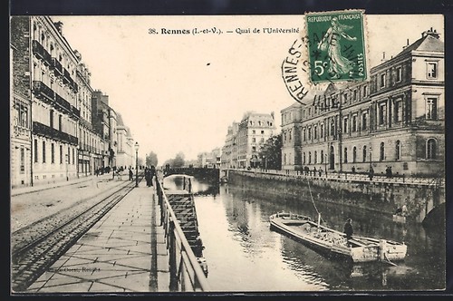 Cpa rennes quai de - /i.-et-v.,,